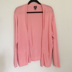 Eileen Fisher Swing Front Cardigan in Light Pink